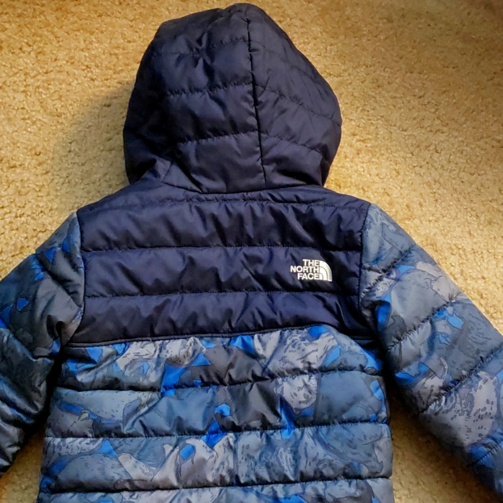The North Face reversible toddler coat 3T